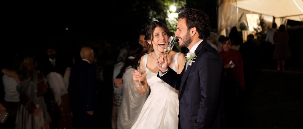 sposi felici