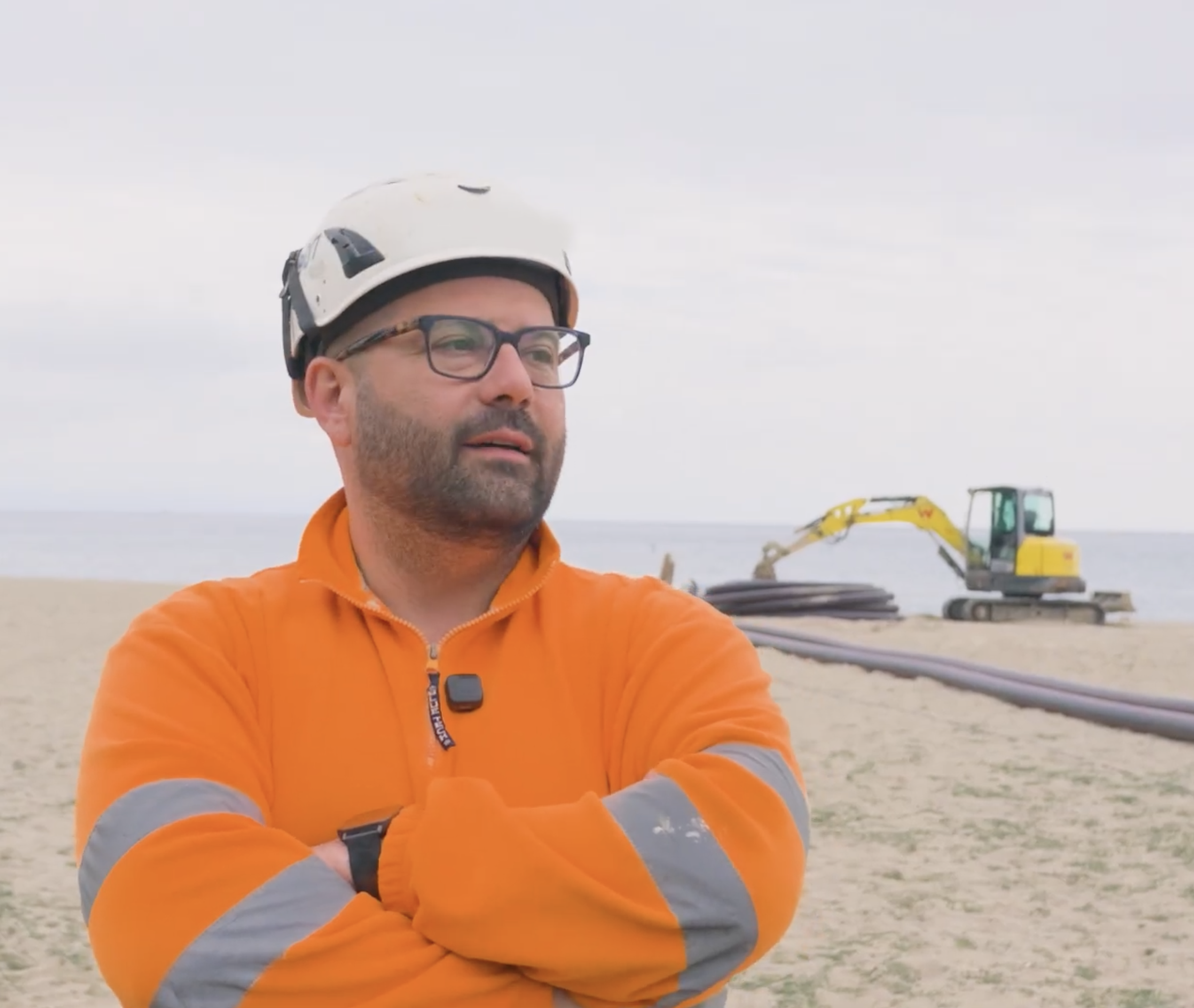 Produzione video nel cantiere M4 di Milano